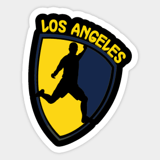Los Angeles Soccer Sticker